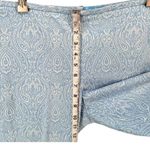 J. McLaughlin Pants Womens 6 Light Blue Jacquard Paisley Floral Tapered Slim Fit Photo 6