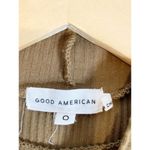 Good American High Neck Ribbed Knit Cropped Long Sleeve Top Size 0/XS Photo 3