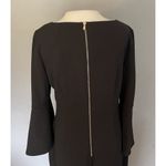 Calvin Klein  Dress Sz 10 Black Bell Sleeve Back Zip Career HolidayParty Funeral Photo 5