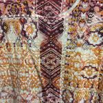 One World  Aztec Patterned Studded 3/4 Sleeve Top Photo 1