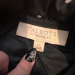 Talbots Black quilted zip up vest Photo 2