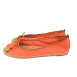 Michael Kors Michael Kors Orange Espadrille Flats w Bow Detail Size Women's Shoes 10.5 Photo 1