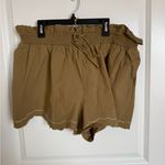 Anthropologie  Scallop Hem Paperbag Shorts Medium Photo 2