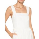 Farm Rio NWOT  Stretch Linen Blend Cami Maxi Dress Size XS Classic Off White Photo 3