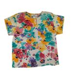 Vintage Michelle Stewart Skirt‎ Set Women's 4/6 Bright Maximal Floral Maxi Flowy Pink Photo 1