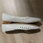 Sacha London Cream Sparkle Cut Out Flats Size 37 USA 6.5 Vintage Silver Photo 8