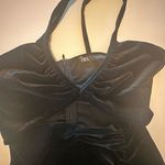 ZARA  velvet cut out dress Photo 3