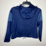 Nike dri-fit cropped sweatshirt hoodie blue size large Photo 5