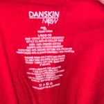 Danskin Now Red Organic Cotton V-Neck Women's Top With Base Layer Photo 6