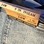 True Craft NWT  Super Soft Stretch Bermuda Shorts Blue size 14W 9” Inseam  Photo 11