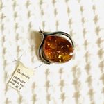 Handmade Beautiful REAL BALTIC AMBER brooch/ pendant ☀️☀️☀️ Photo 5