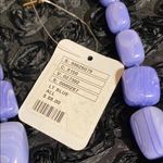 Free People Elegant Lavender Orion semi precious Beaded Necklace Photo 2