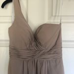 Christina Wu Taupe Formal Dress Photo 3