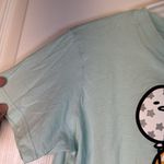 Sanrio  Uniqlo Seafoam Short Sleeve Shirt Egg Gudetama Size Large EUC #1572 Photo 2