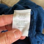 Joseph A Tasseled Sweater Blue Comfy Lightweight Photo 4