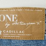 One Teaspoon NWT ONE by Cadillac in Pacifica Destroyed Denim Pencil Skirt 24 Photo 3