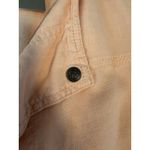 Chico's Linen Jacket Large 2 Women Cropped Drape Open Front Lagenlook Utility Photo 8