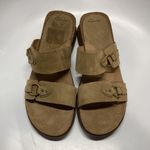 Clarks  cork footbed slip on sandals size 10 Photo 2