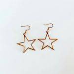 Star Earrings Gold Photo 0