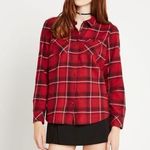 BCBGeneration  Red‎ Tartan Plaid Shirt Photo 0