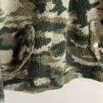 J.Crew Snap-collar sherpa fleece jacket sweatshirt in camo Photo 9