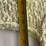 Free People  Songbird Popcorn Knit Oversized Slouchy Sweater Yellow M Photo 6