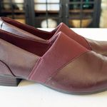 Clarks Collection Leather Slip-On Shoe Juliet Gem Burgundy Leather Women's Sz 9 Photo 9