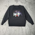 Disney  x American Eagle Shirt Womens Small Gray‎ Sweatshirt Mickey Mouse Casual Photo 1