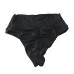 prAna  Aurelia Bikini Bottom High Rise Cheeky Ruched Black XS Photo 3