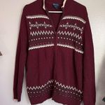 North Crest Vintage  Fair Isle Zip Sweater Photo 0