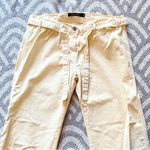 Anthropologie // SANCTUARY Mid Rise Light Butter Yellow Wide Leg Pants Medium Photo 1