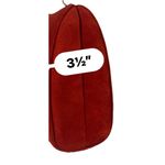 STUNNING Rodo Red Suede Handbag w Gold Embellishment Closure Handmade in Italy Photo 9