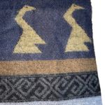 Multicolored Patterned Scarf with Fringe Photo 4