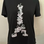 Karl Lagerfeld Black Graphic T-Shirt for ladies size small Photo 0