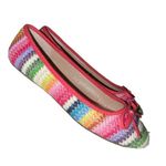Madison ( cookie ) brand super cute colorful basket weave slip on flats! Pink Size 10 Photo 3