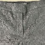 J.Crew Black Lace Pants Womens Size 4 Elastic Waist Cropped Casual‎ Workwear Photo 3