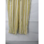 Torrid  Pull On Wide Leg Striped Linen Blend Pants Women 1R XL Yellow White Beach Photo 9