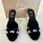 Christian Louboutin Degraqueen 85mm Crystal Slide Sandals Photo 2