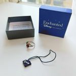 Disney Enchanted  Villains Evil Queen ring sterling silver 10K yellow gold garnet Photo 6