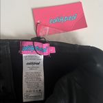 Edikted  Faux Leather Strapless Corset Crop Top Small NWT Photo 5