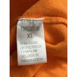 THML  Turtleneck Sweater Womens XL Orange Pink Pullover Split Side Hem Soft Photo 6