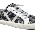 vintage savannah Faux Fur & Leather Mule Sneakers Sz 8 Photo 2