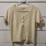 Madewell  Henley Sweater Tee in Rainbow Stripe Photo 1