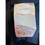 Quince  Women's Organic Cotton Poplin Tiered Maxi Dress Large Navy Blue NWT Photo 8