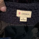 Daniel Cremieux Cremieux Women's Navy Blue Blazer Jacket Size 2‎ Fringe Textured Snaps Pockets Photo 3