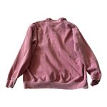 Comfort Colors  Pink Half zip Volleyball Sweatshirt Size L Photo 1