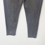 American Eagle [ Outfitters] Washed Black High Rise Tapered Stretch Mom Jeans 6 Photo 4