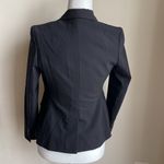Banana Republic  Wool Blazer Suit Jacket Single Breasted Two Button Black Photo 2