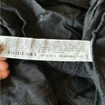 ZARA black short puff sleeve 100% cotton short sleeve dress size medium Photo 3