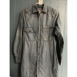 Diesel Authentic  Denim Shirt Dress Long Sleeve Size‎ 0/1 XXS Women's Blue Photo 5